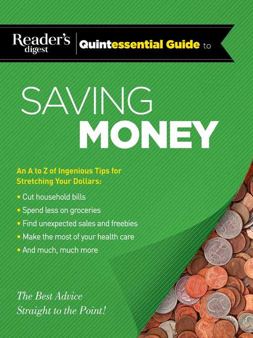 Title details for Reader's Digest Quintessential Guide to Saving Money by Editors of Reader's Digest - Available